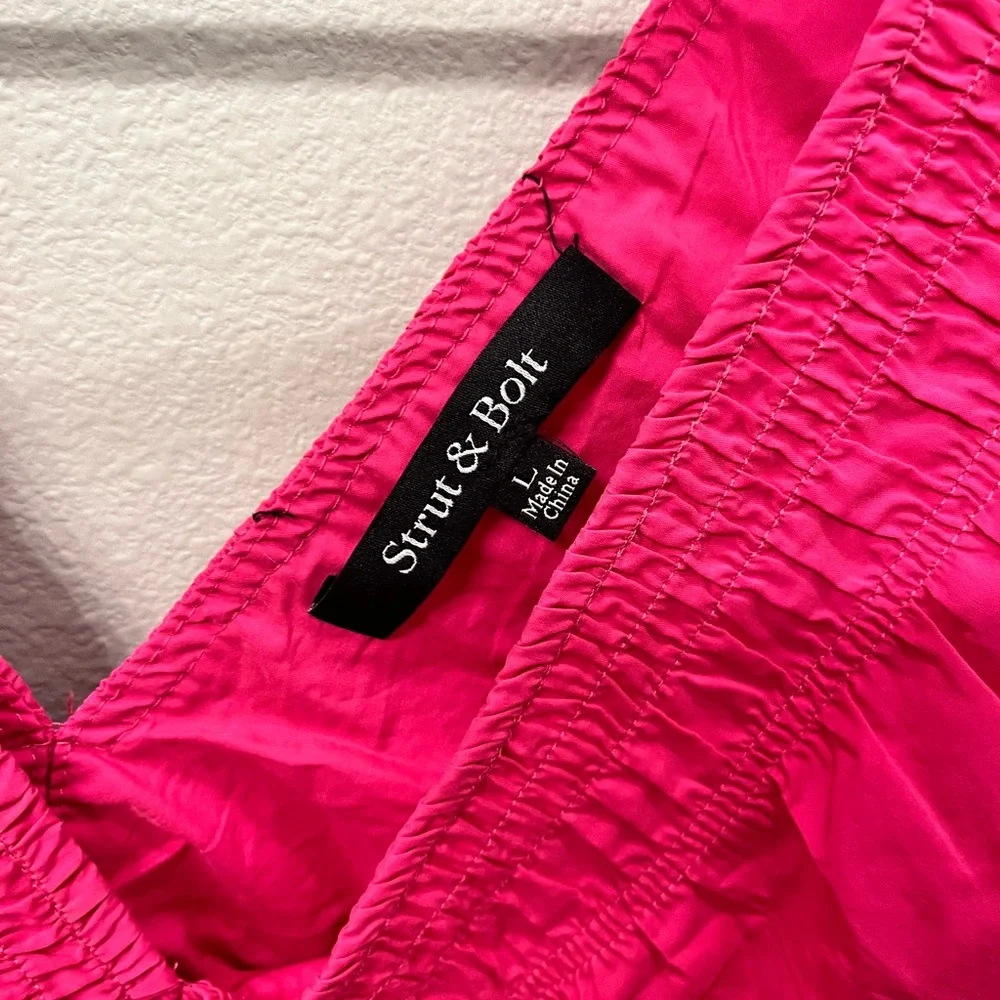 Pink Ruffle Top - Picture 3 of 3